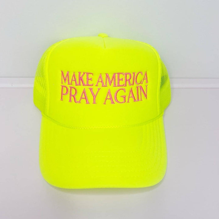 Make America Pray Again Trucker Hat-Accessories-Poppy & Pine-Shop with Bloom West Boutique, Women's Fashion Boutique, Located in Houma, Louisiana