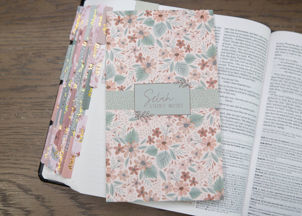 Selah Bible Study Sticky Notes | Post It Notes for Bible-Bible Accessories-Chosen & Cherished-Shop with Bloom West Boutique, Women's Fashion Boutique, Located in Houma, Louisiana