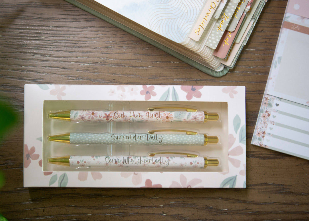 Floral Pens for Bible Study-Accessories-Chosen & Cherished-Shop with Bloom West Boutique, Women's Fashion Boutique, Located in Houma, Louisiana