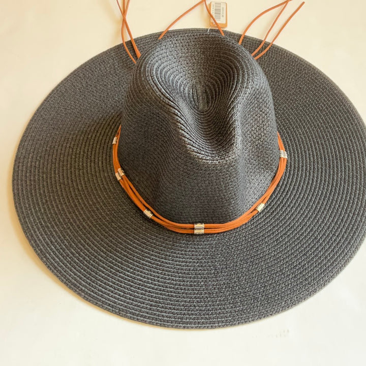 Beaded Leather Band Fedora Strap-Hats-Bloom West Boutique-Shop with Bloom West Boutique, Women's Fashion Boutique, Located in Houma, Louisiana