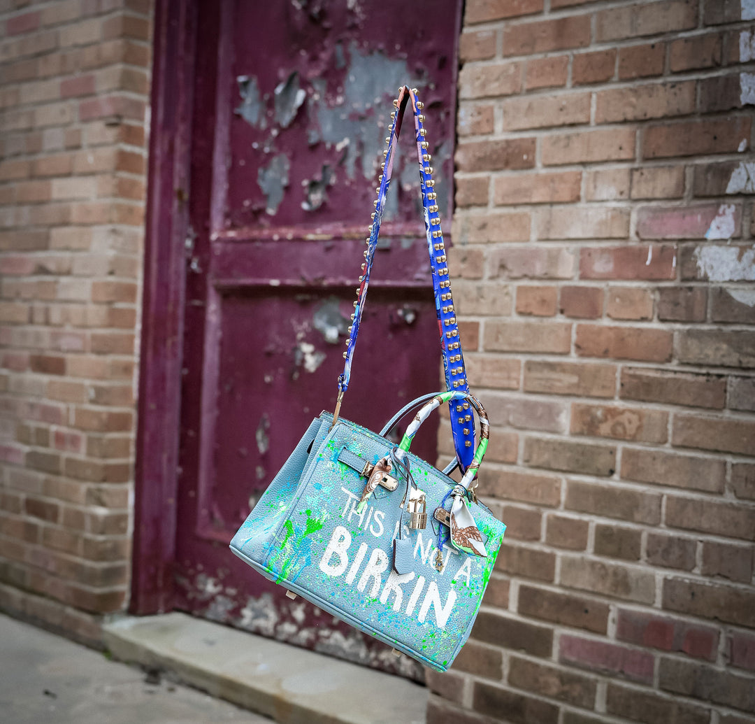 Blue Turquoise Not A B Purse-Handbags-Bloom West Boutique-Shop with Bloom West Boutique, Women's Fashion Boutique, Located in Houma, Louisiana