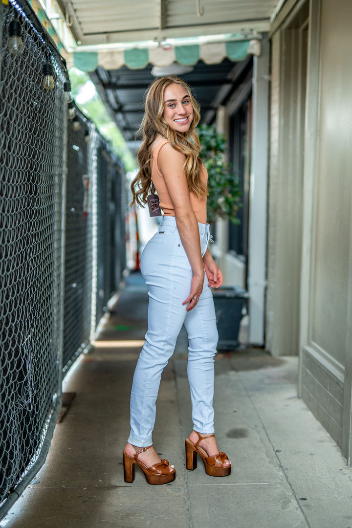 Kinsley Ribbed Bodysuit W/Snap Closure-Body Suits-Buy together-Shop with Bloom West Boutique, Women's Fashion Boutique, Located in Houma, Louisiana