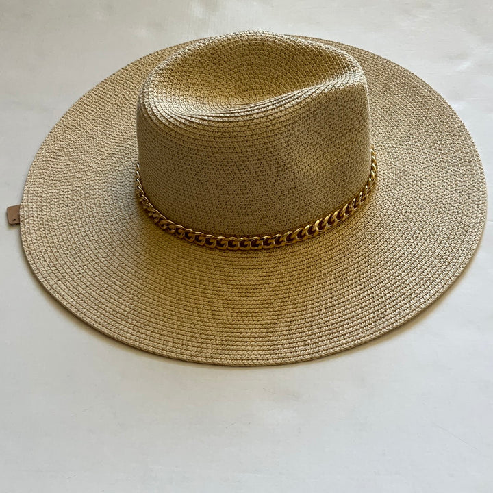 Chain Strap Braided Fashion Sun Hat-Hats-Bloom West Boutique-Shop with Bloom West Boutique, Women's Fashion Boutique, Located in Houma, Louisiana