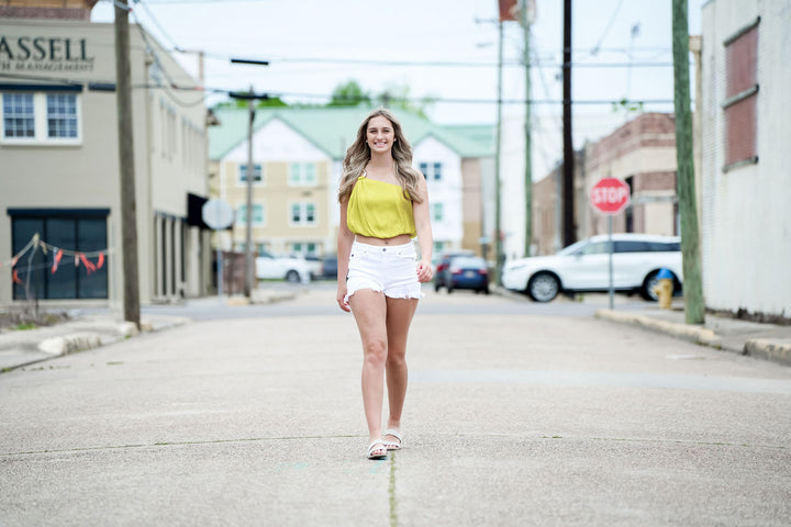 Savannah Lime Drop Top-Short Sleeves-Bloom West Boutique-Shop with Bloom West Boutique, Women's Fashion Boutique, Located in Houma, Louisiana