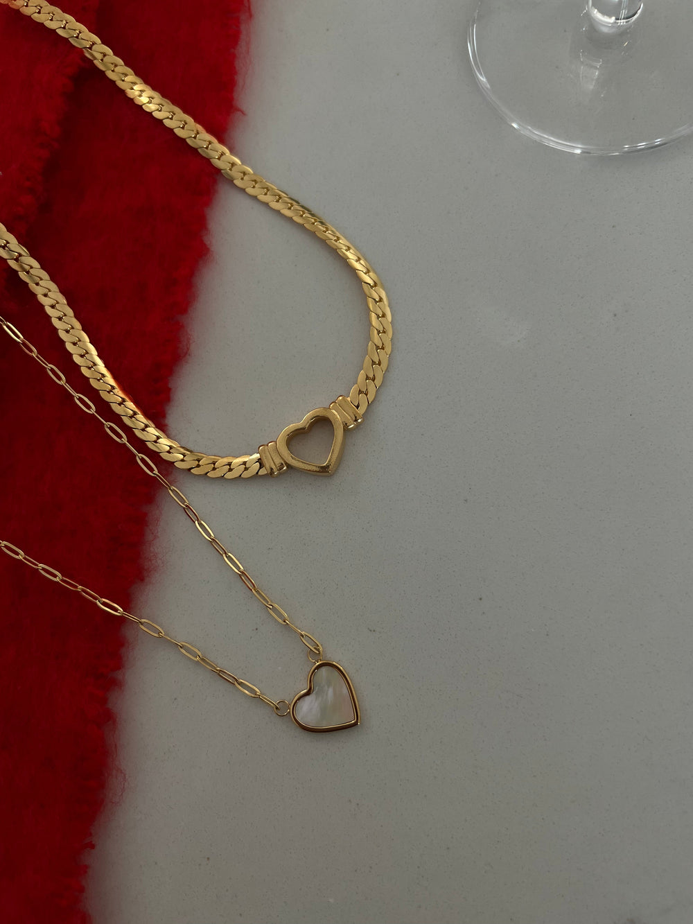 WHITE HEART NECKLACE-Necklace-Chansuttpearls-Shop with Bloom West Boutique, Women's Fashion Boutique, Located in Houma, Louisiana