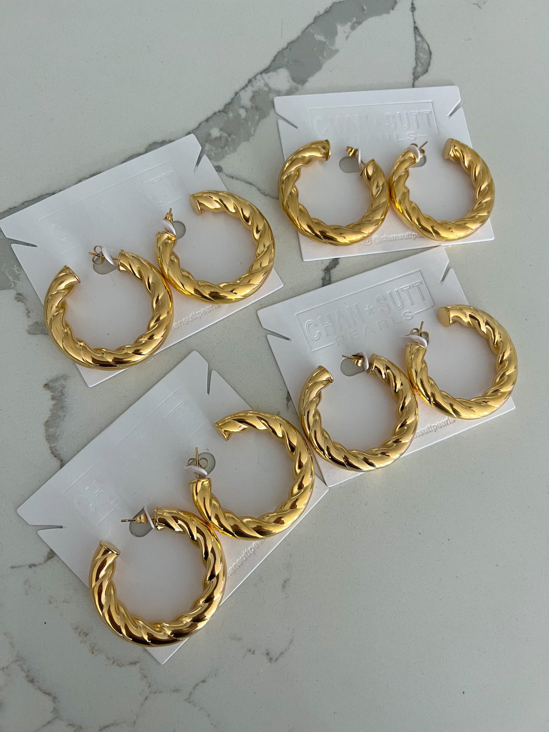 THE REESE HOOPS-Earring-Chansuttpearls-Shop with Bloom West Boutique, Women&