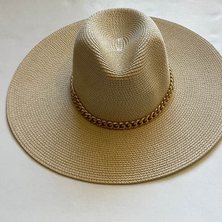 Chain Strap Braided Fashion Sun Hat-Hats-Bloom West Boutique-Shop with Bloom West Boutique, Women's Fashion Boutique, Located in Houma, Louisiana