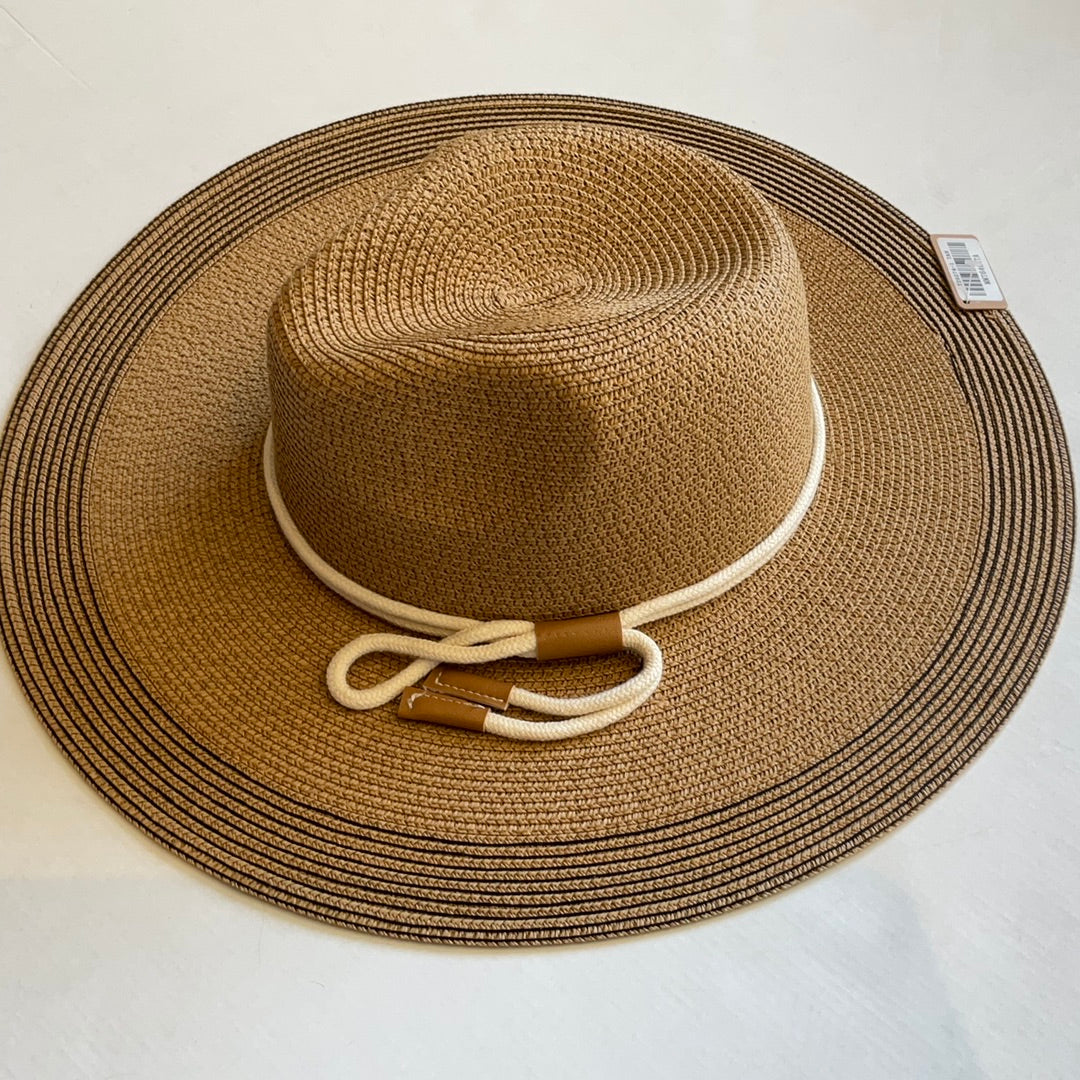 Rope Strap Straw Sun Hat-Hats-Bloom West Boutique-Shop with Bloom West Boutique, Women's Fashion Boutique, Located in Houma, Louisiana