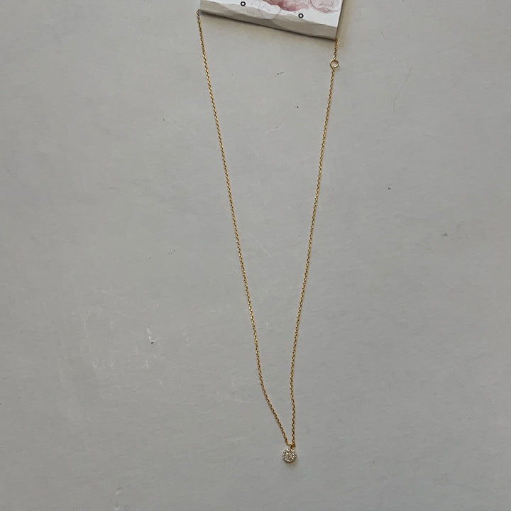 Gold Disc Necklace-Necklaces-Bloom West Boutique-Shop with Bloom West Boutique, Women's Fashion Boutique, Located in Houma, Louisiana