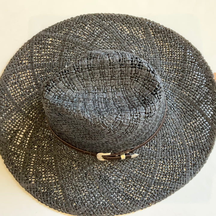 Buckle Band Woven Sun Hat-Hats-Bloom West Boutique-Shop with Bloom West Boutique, Women's Fashion Boutique, Located in Houma, Louisiana