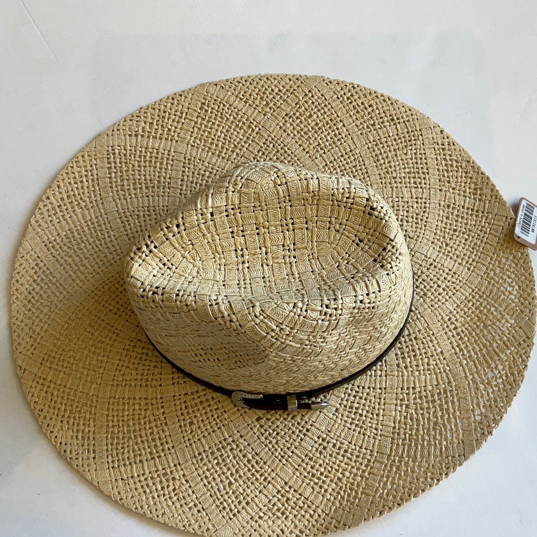 Buckle Band Woven Sun Hat-Hats-Bloom West Boutique-Shop with Bloom West Boutique, Women's Fashion Boutique, Located in Houma, Louisiana