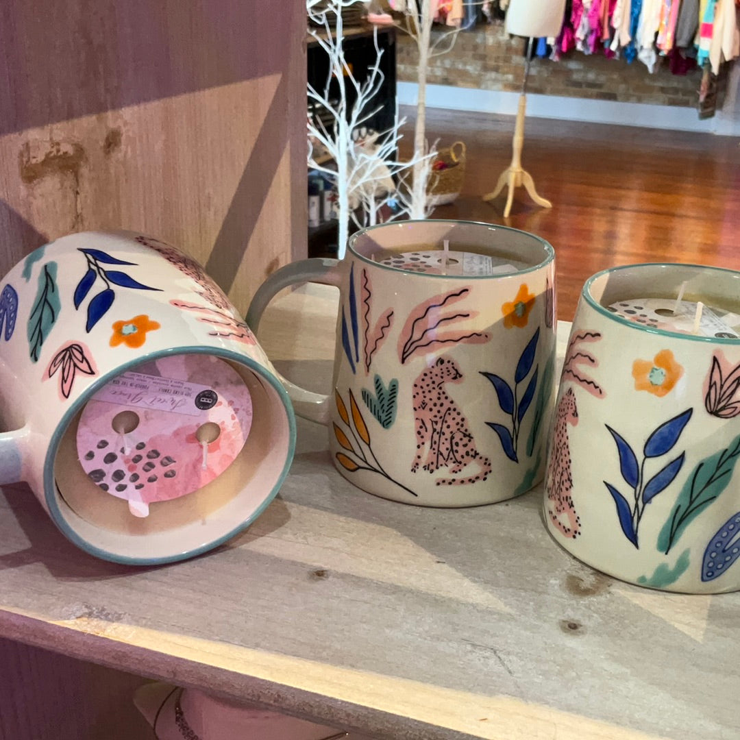 No 48 Jungle Mug Candle-Home Fragrances-Sweet Grace-Shop with Bloom West Boutique, Women's Fashion Boutique, Located in Houma, Louisiana