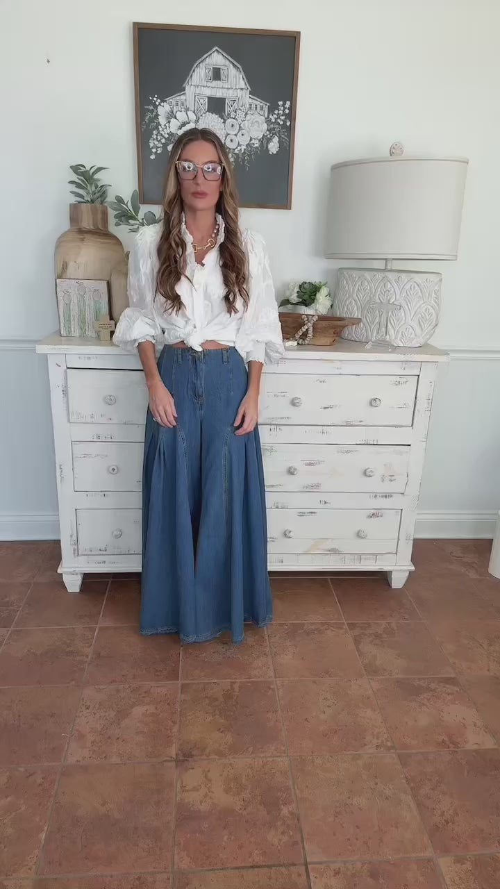 Curds & Whey Wide Leg Jeans