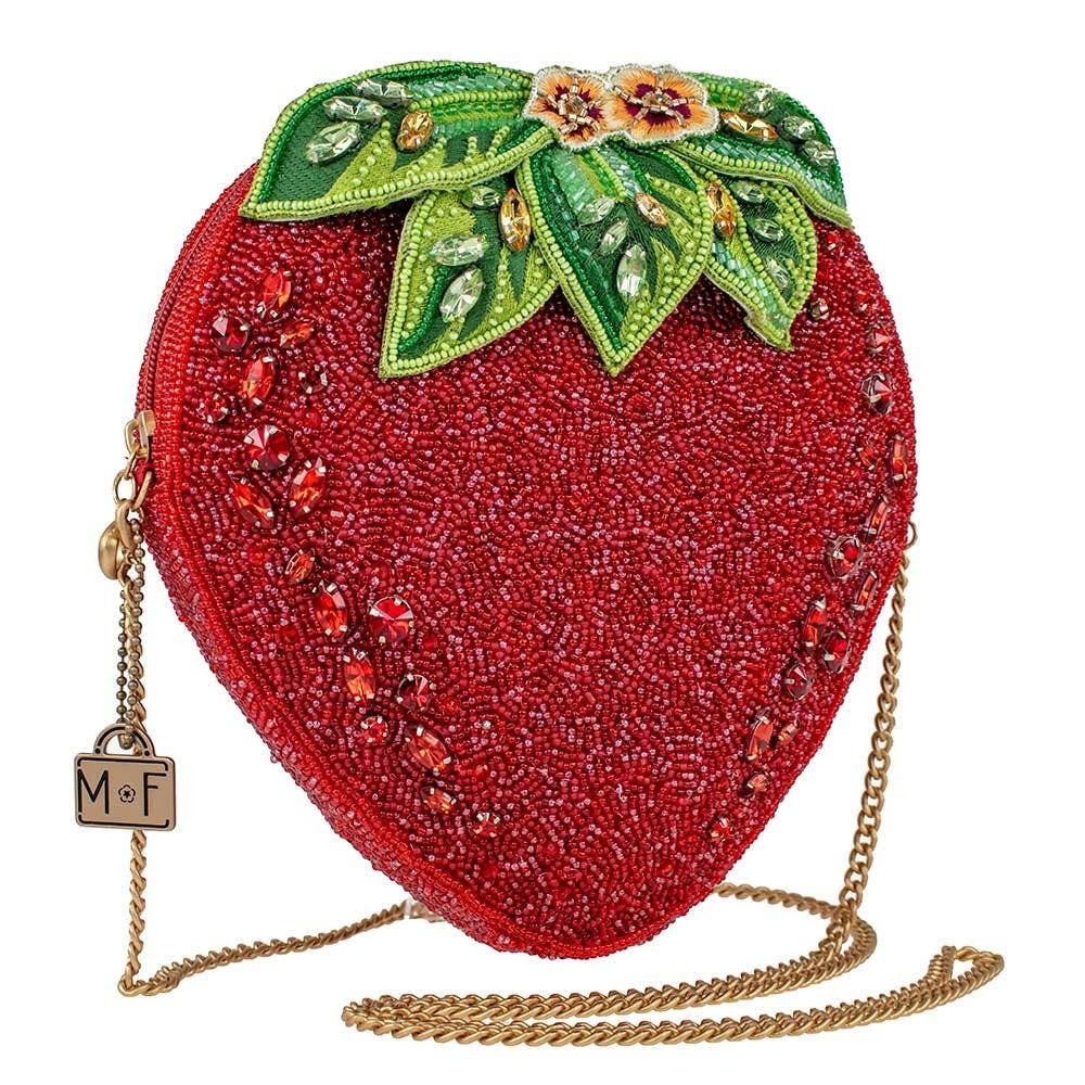 Berry Sweet Crossbody Strawberry Handbag-Handbags-Mary Frances-Shop with Bloom West Boutique, Women's Fashion Boutique, Located in Houma, Louisiana
